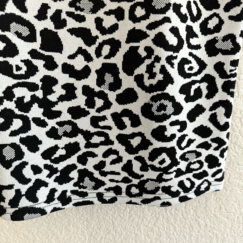 Marc Ny Andrew Marc Animal Print Elastic Knit Ski… - image 4